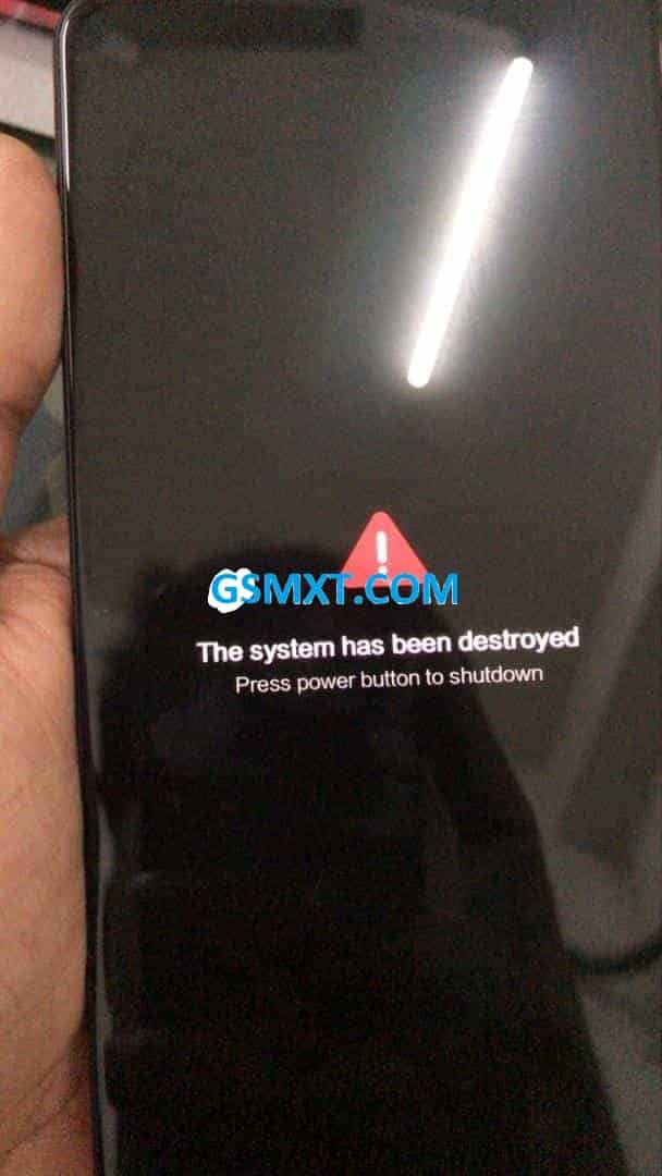 Redmi K20 Pro/Mi 9T Pro "the system has been destroyed" unbrick done