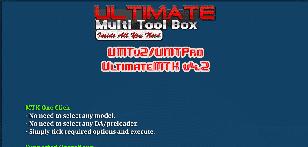 UMTv2 / UMTPro UltimateMTK v4.2 Link Setup Download
