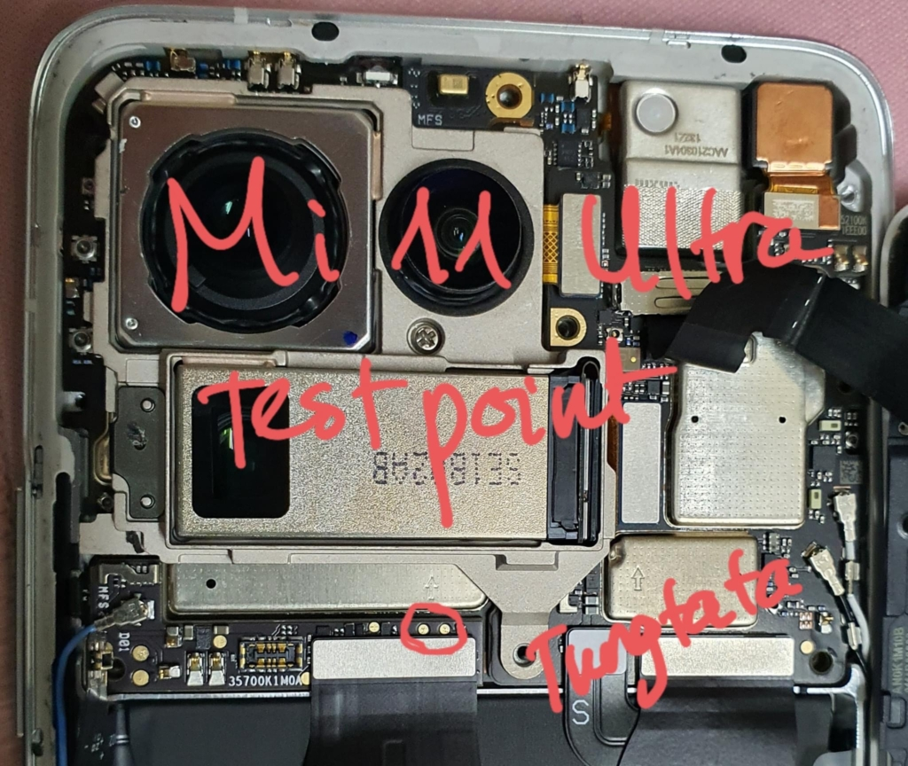 Xiaomi Mi 11 Ultra​ Test Point Remove Frp