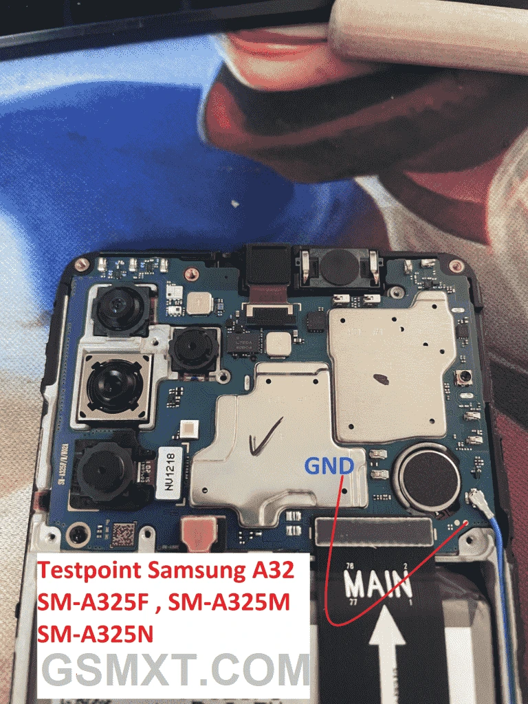 Samsung A32 SM-A325F Test Point Remove Frp