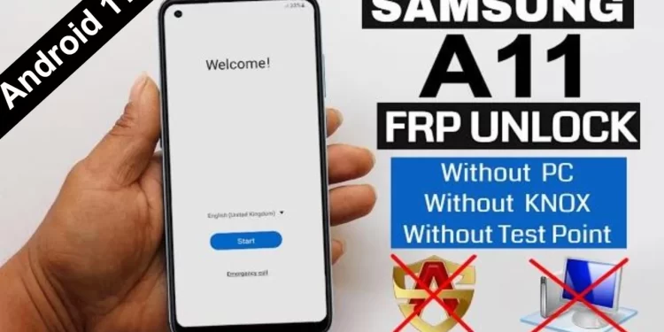 Bypass Samsung A11 Android 11 - New Method 2022, Fast Solution