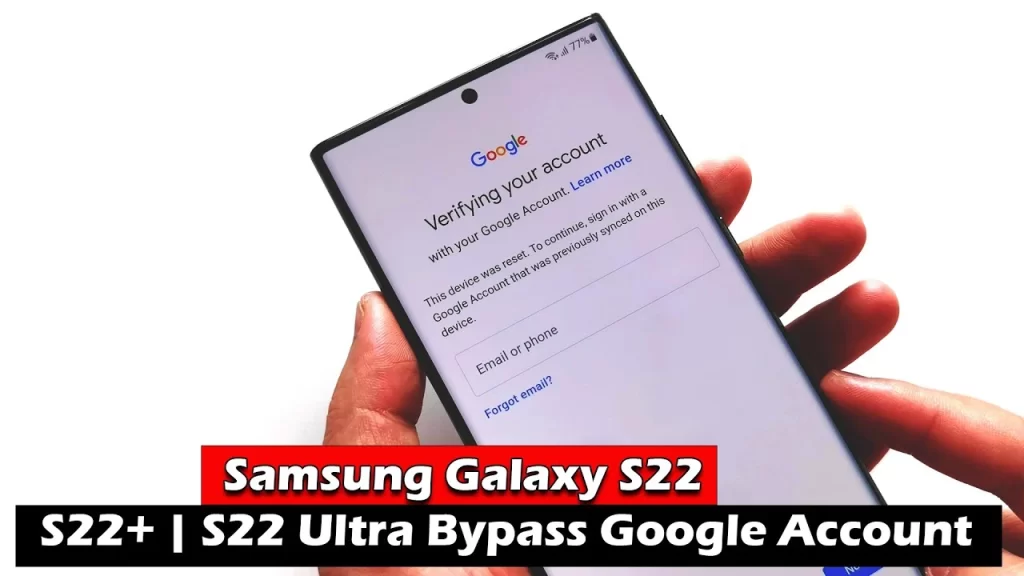 Bypass Samsung S22 Android 12 - New Method 2022, Fast Solution