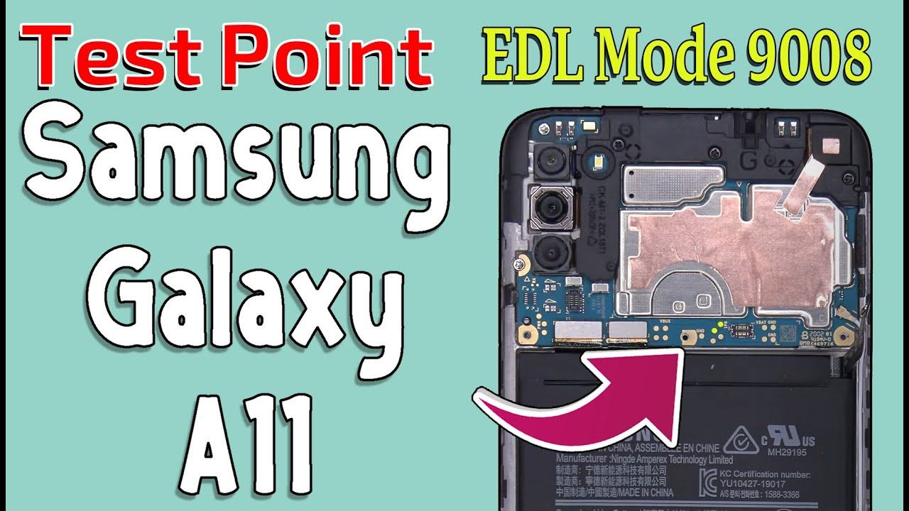 Samsung A11 SM-A115F U2 EDL Firmware Unbrick 9008