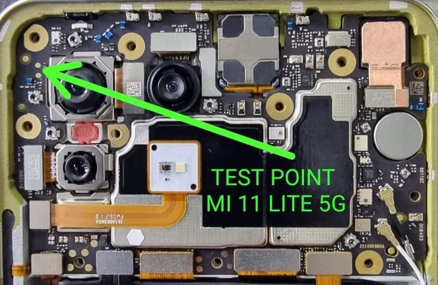 Xiaomi Mi 11 Lite 5G (renoir)​ Test Point EDL 9008 Remove Frp