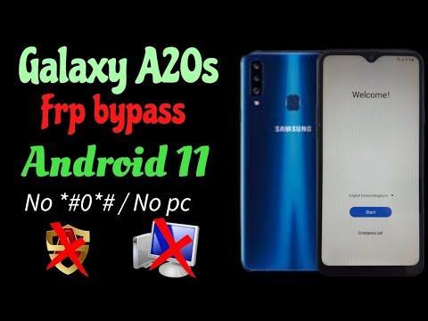 Bypass Samsung A20s Android 11 - New Method 2022 Without Pc