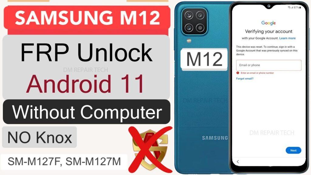 Samsung M12 Frp Bypass Without Pc New Method 2022