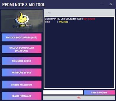 Redmi note 8 AIO Tool Unlock Bootloader-Remove Micloud