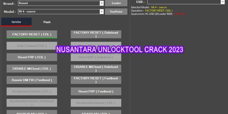 Download Free Nusantara Unlocktool v2023 (Free Loader) 1