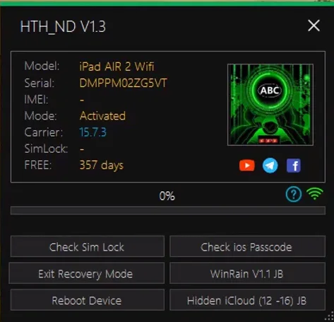 Download HTH ND V1.3 ( iCloud Remove Tool Free 365 Days)