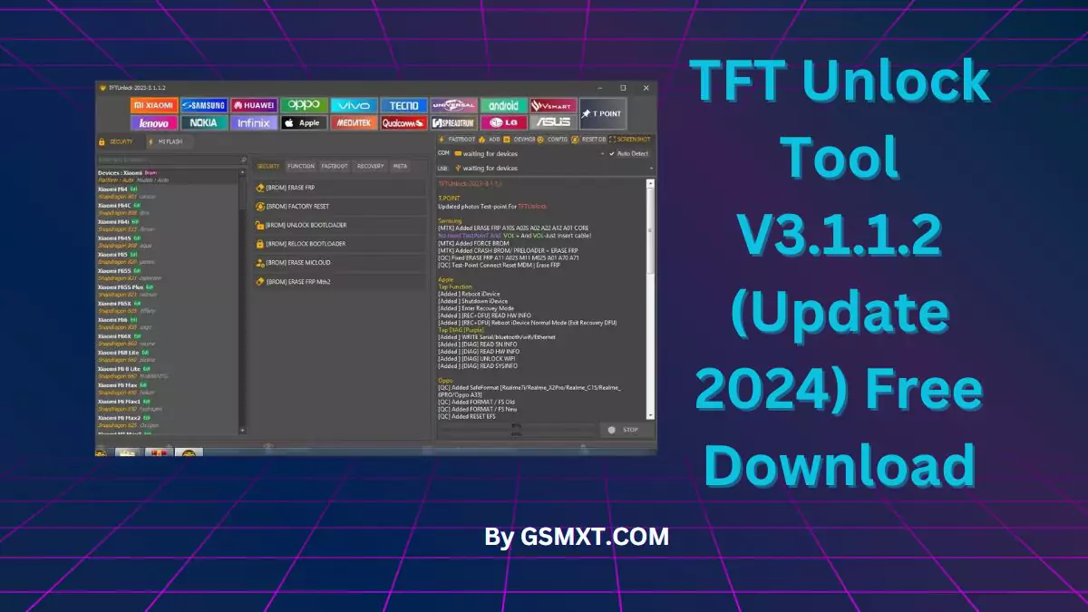 TFT Unlock Tool V3.1.1.2 (Update 2024) Free Download