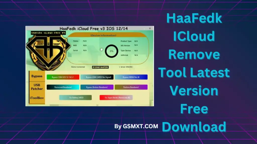 HaaFedk ICloud Remove Tool v3.4 Latest Version Free Download