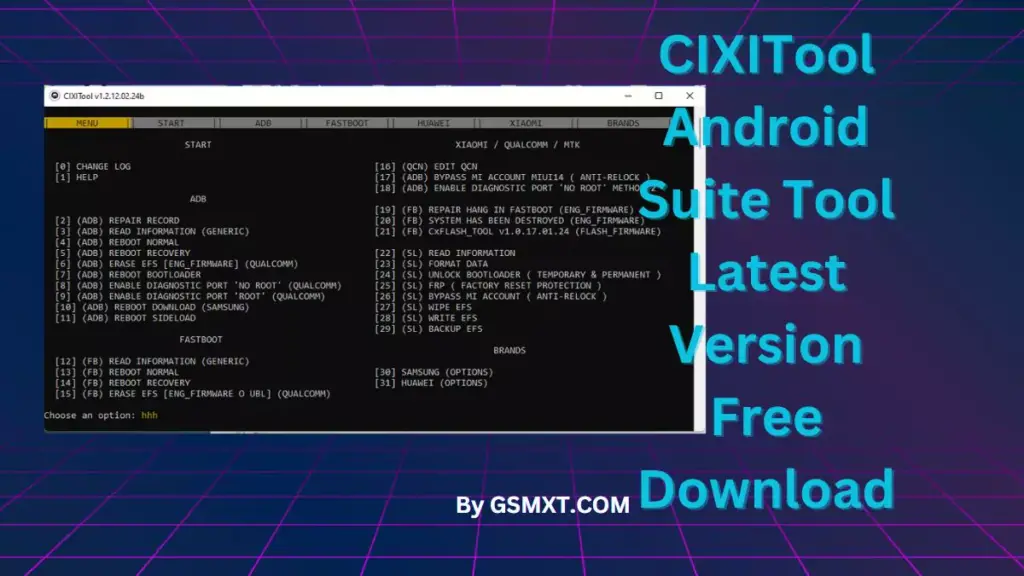 CIXITool Android Suite Tool Latest Version Free Download
