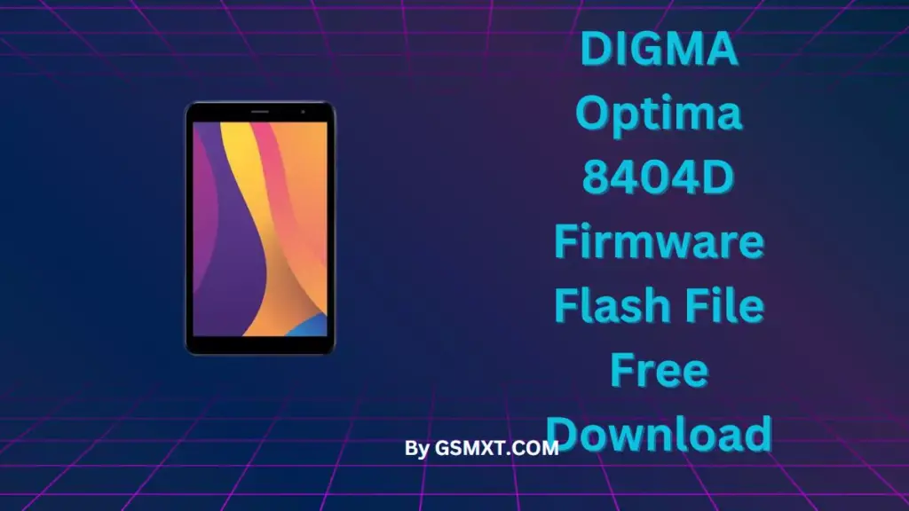 DIGMA Optima 8404D Firmware Flash File Free Download