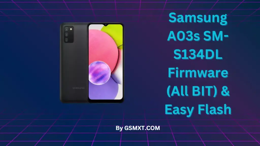 Samsung A03s SM-S134DL Firmware (All BIT) & Easy Flash