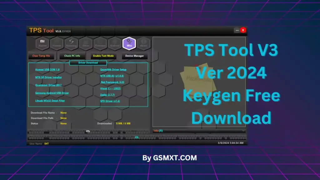 TPS Tool V3 Ver 2024 Keygen Free Download
