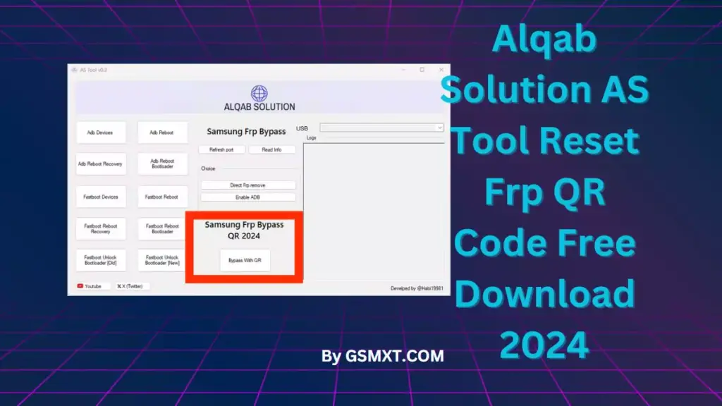 Alqab Solution AS Tool Reset Frp QR Code Free Download 2024