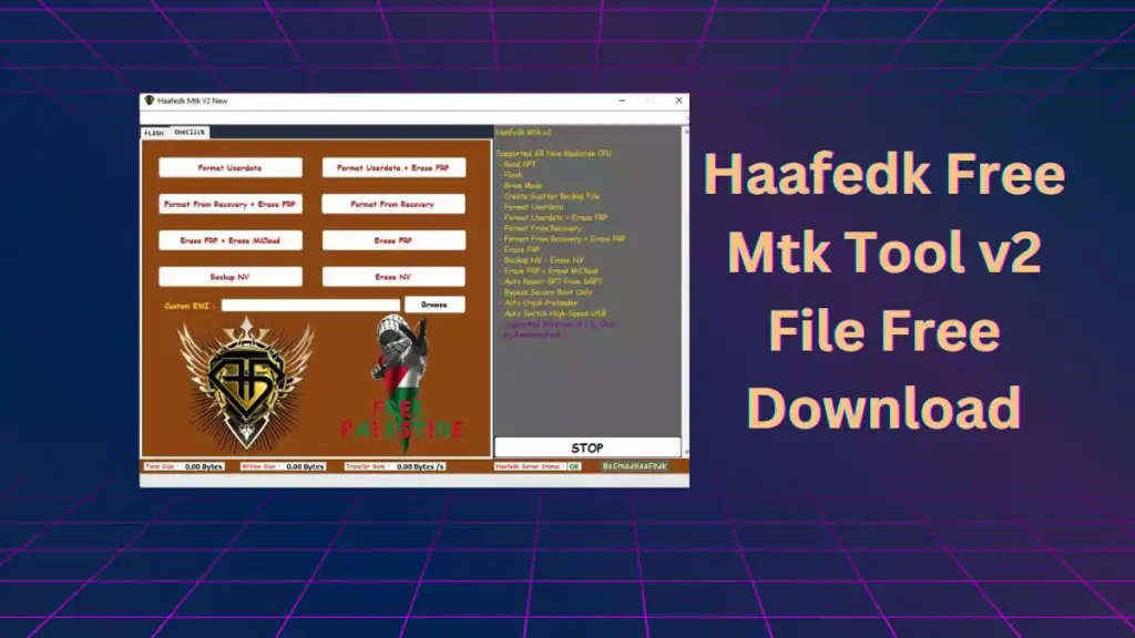 Haafedk Free Mtk Tool v2 File Free Download